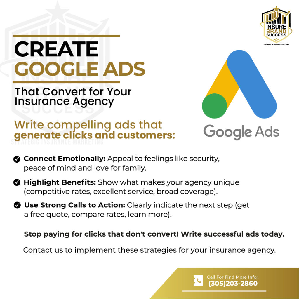 Craft Google Ads that Convert for Your Insurance Agency