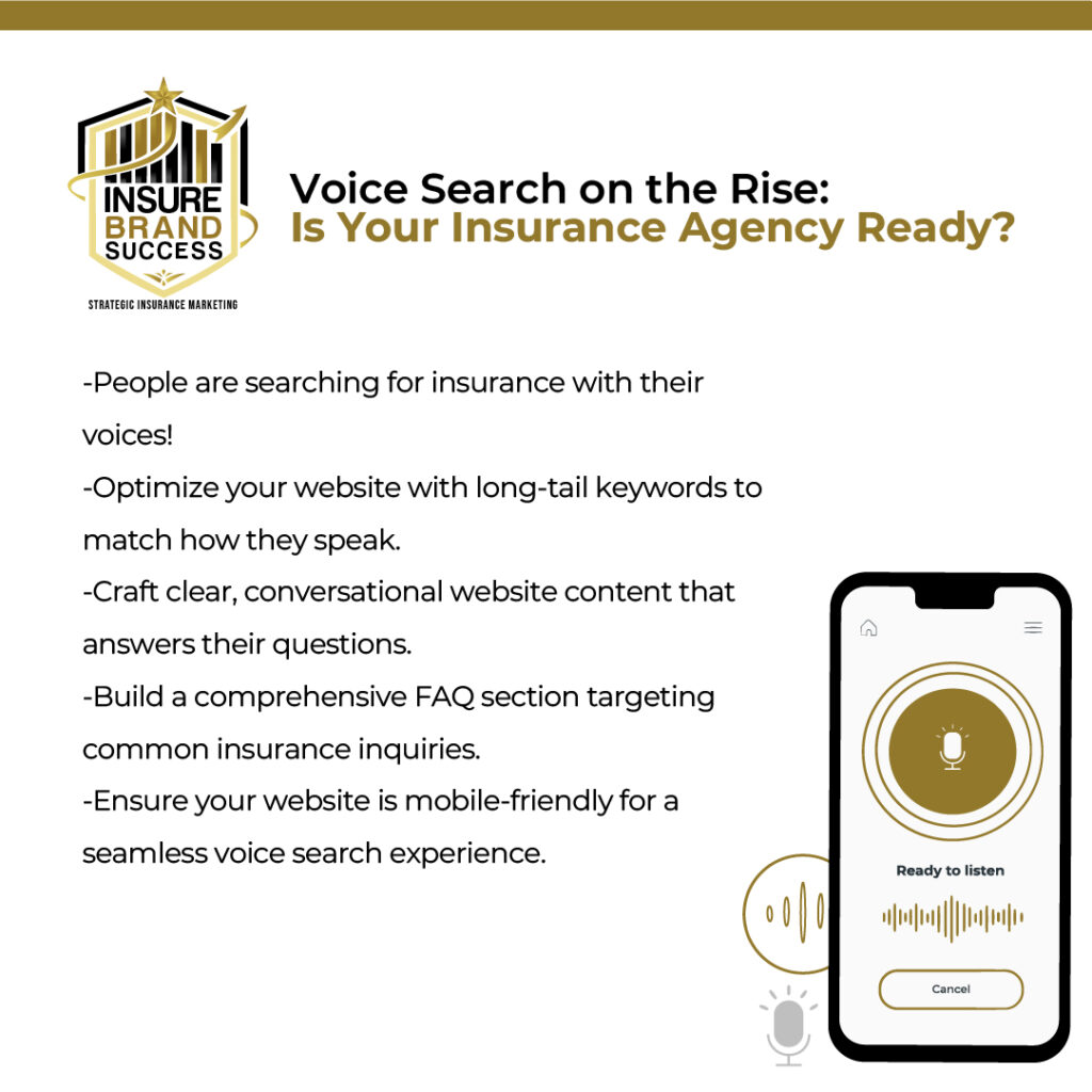 Optimizing Your Insurance Website for Voice Search (Embrace the Future of Insurance Marketing)