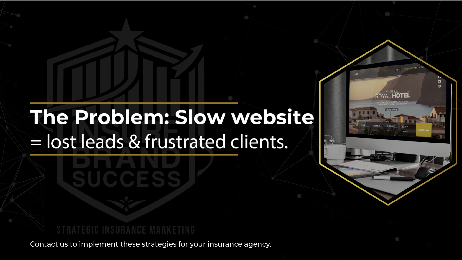 Website Speed Demon: Infographic for Insurance Agencies